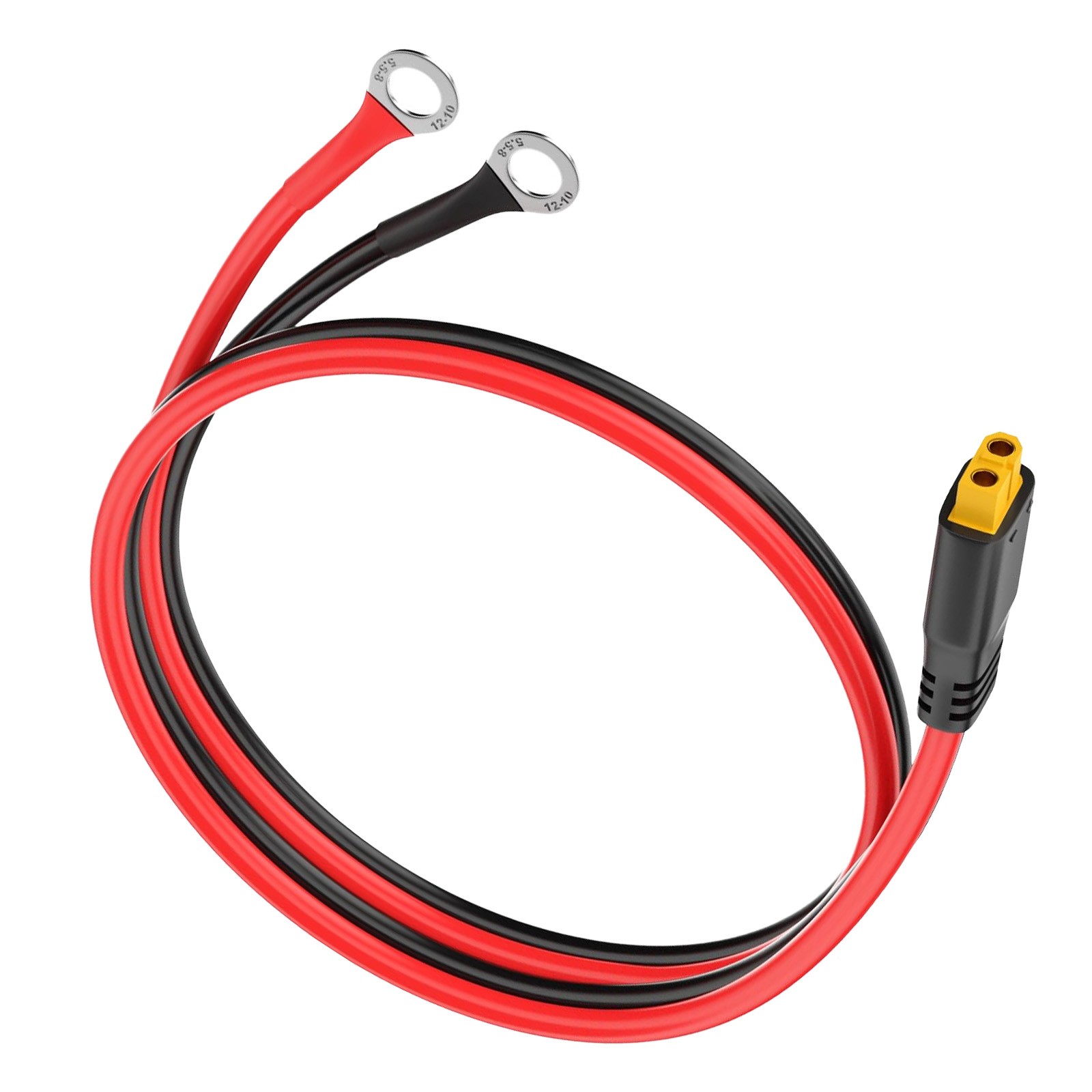 10AWG XT60 Female Connector to O Ring Terminal M8 Battery Solar Charging Cable
