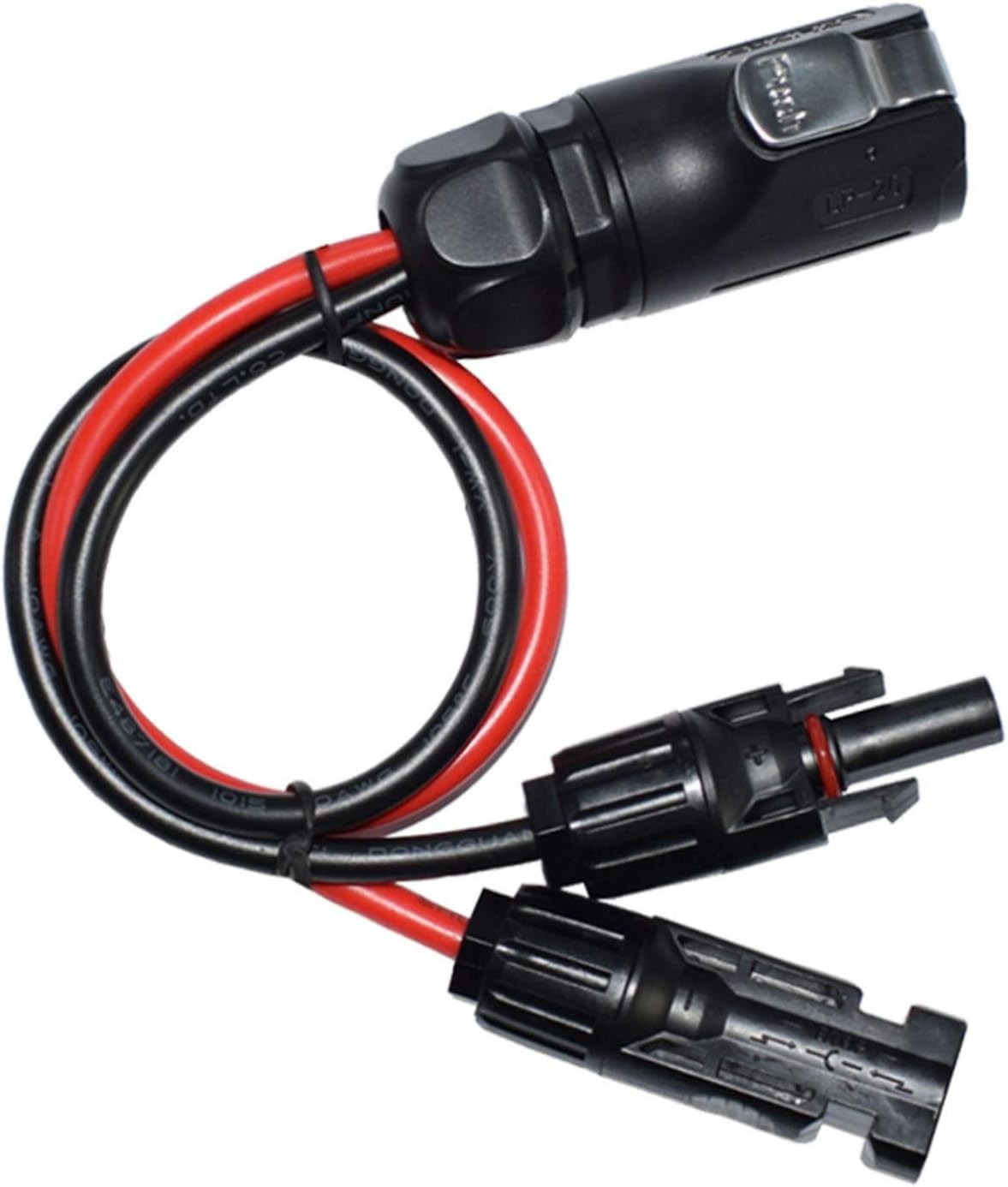 10AWG 2 Pin Power Industrial Circular Connector，for Furrion,Solar 40cm/1.3ft