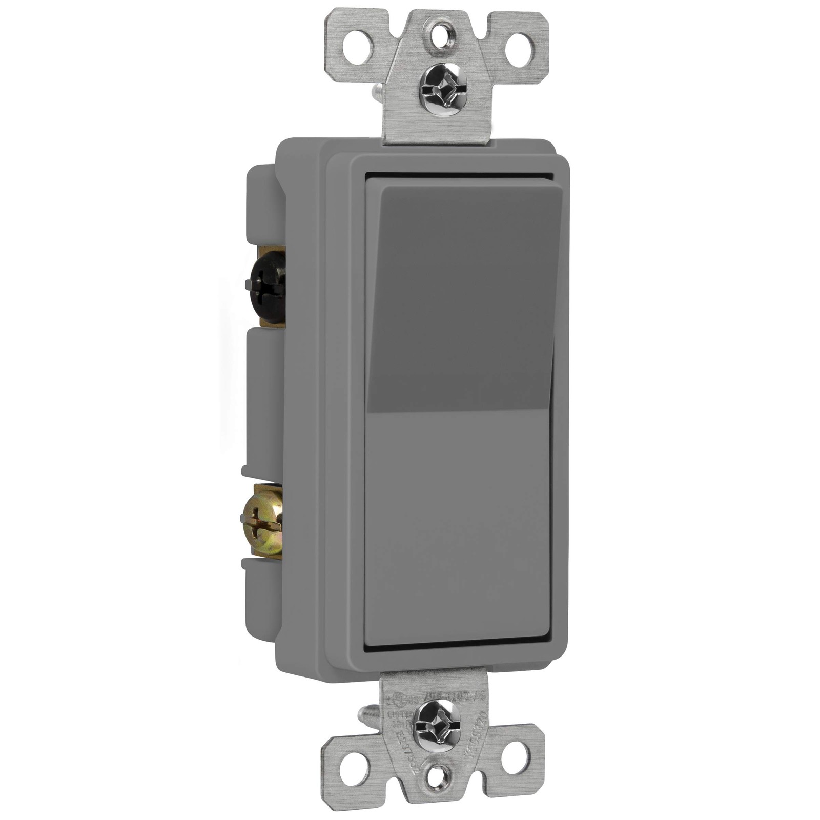 Enerlites 3-Way Decorator Paddle Rocker Light Switch Single Pole Or Three Way 3