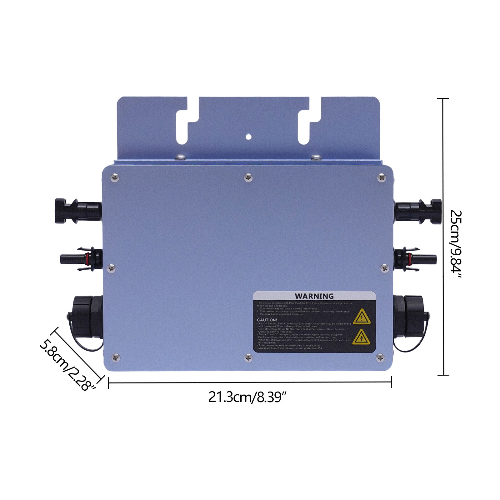 110V Solar Micro Inverter 600W Grid Tie MPPT Pure Sine Wave DC to AC Waterproof