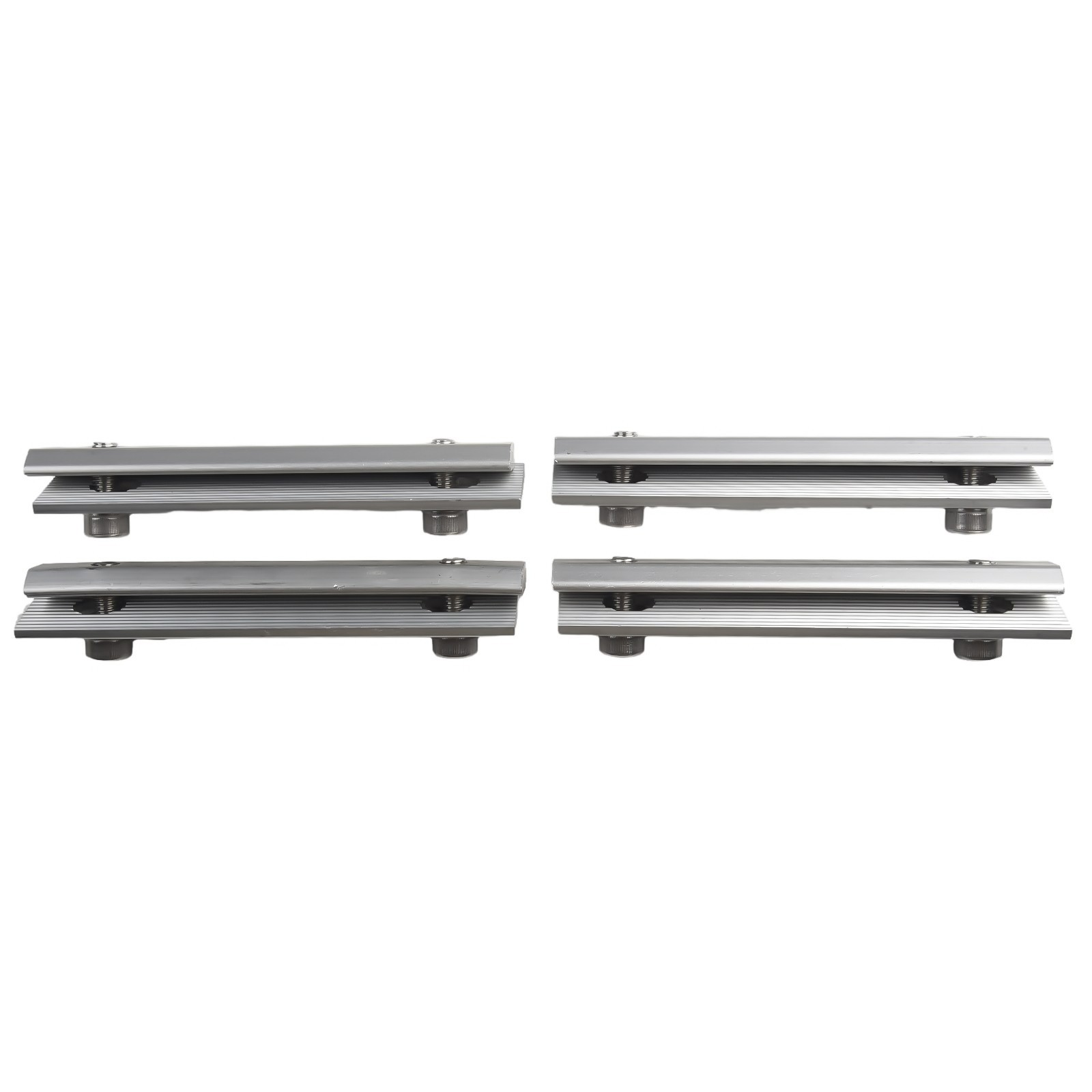 Aluminium Alloy Solar Module Connection Block Guide Rail Connector Pv Bracket