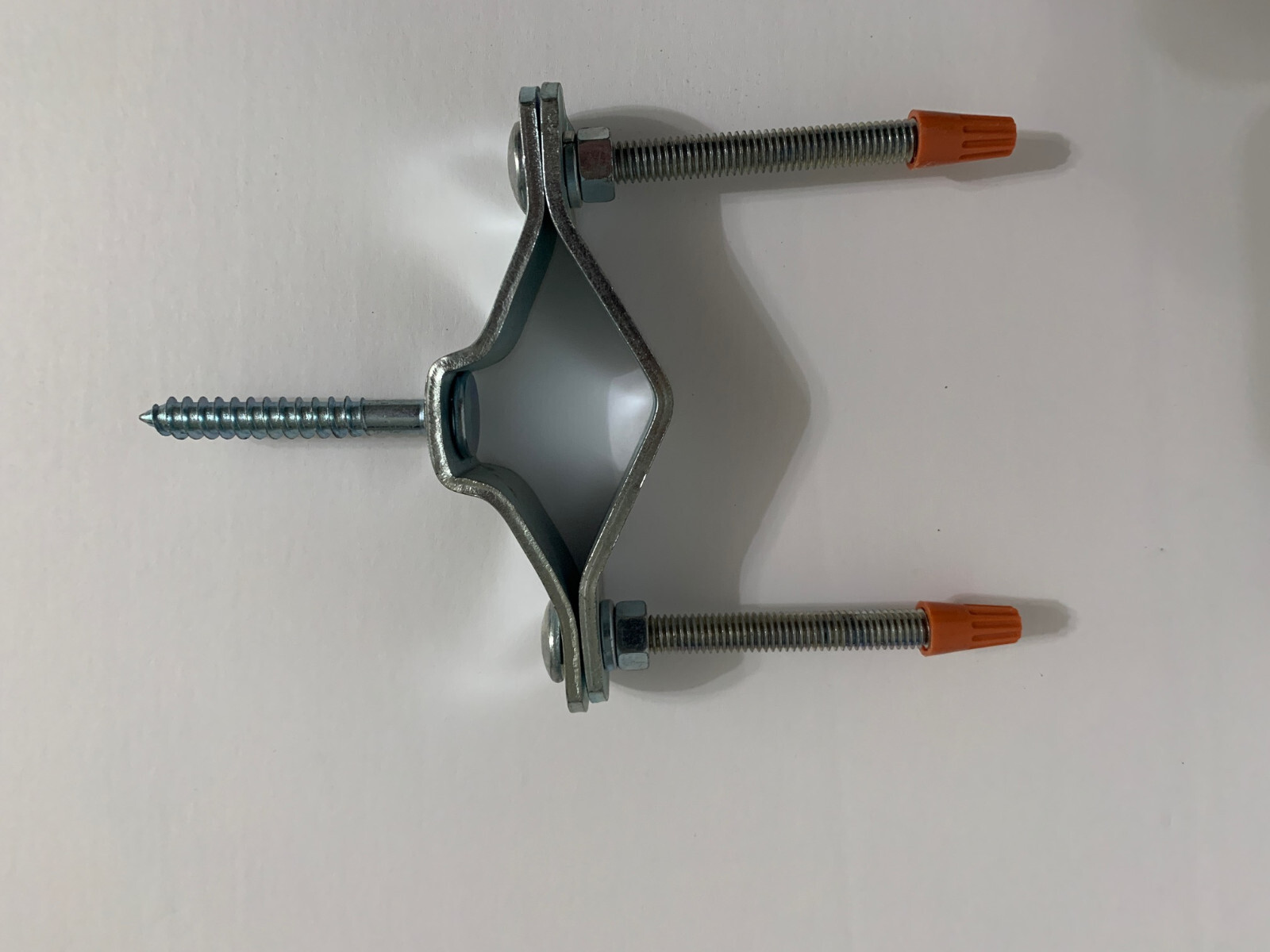 Electrical Pipe Clamp 1.75 – 3″ capacity with 2.5″ lag screw attachment