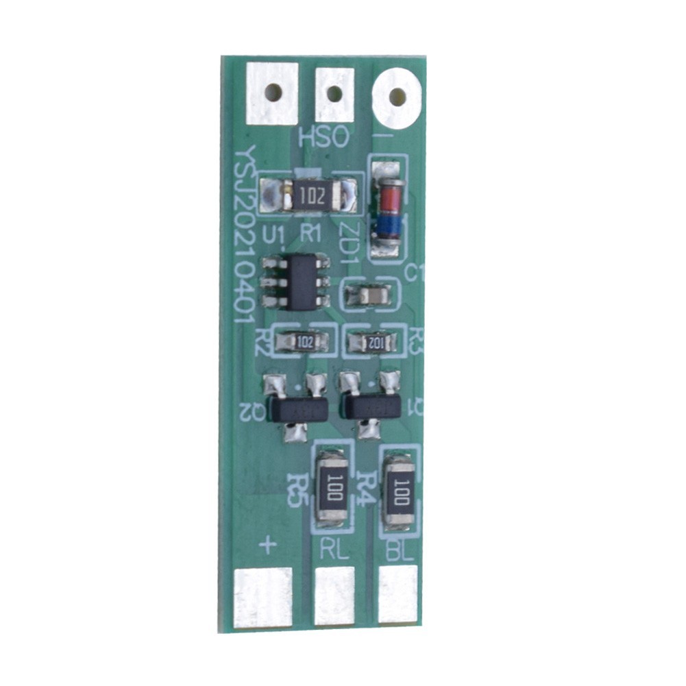 5PCS Red Blue Flashing LED Module Compatible with for 3v 12V DC Systems for Cars