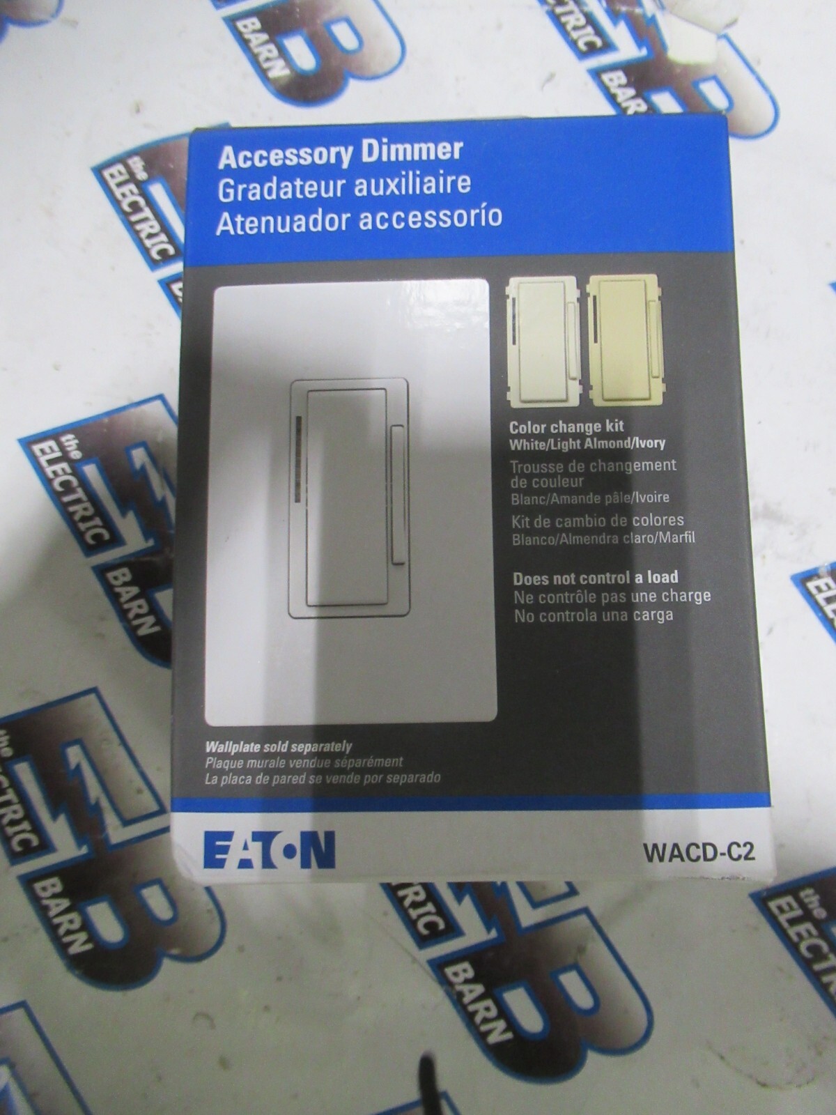 Eaton WACD-C2 Accessory Dimmer Connects to Wifi 1 Pole, 3-WAY -NEW-B
