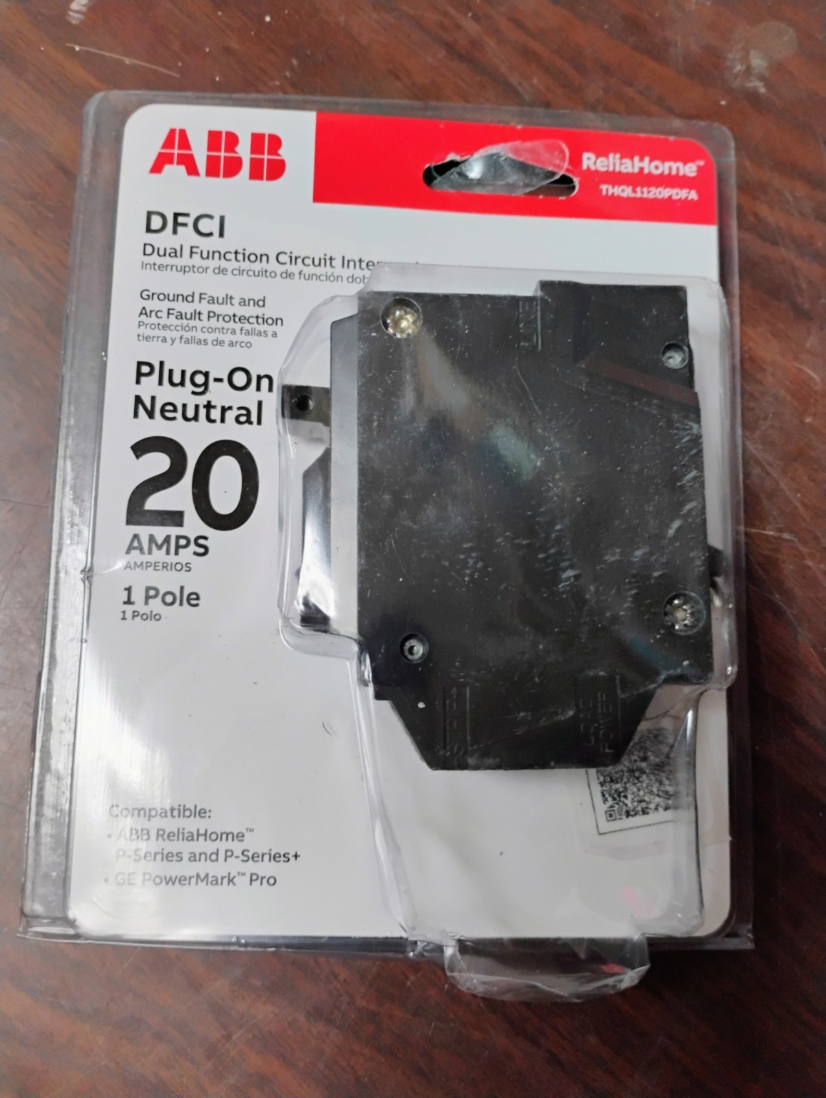 ABB THQL1120PDFA CIRCUIT BREAKER GFCI AFCI 20 AMP 1-POLE NEW IN PACKAGING