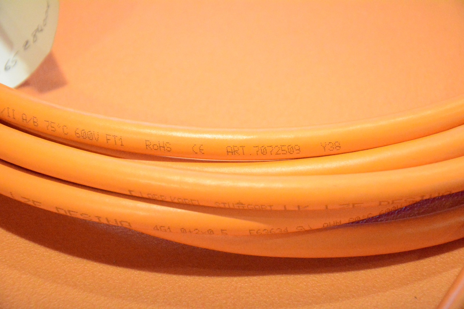 Lapp cable 4G1.0+2×0.5 motor cable 7.2m