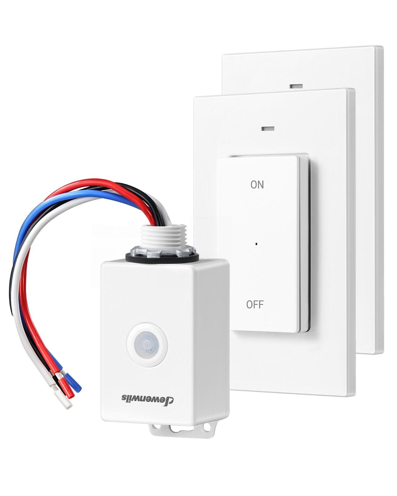 Outdoor Wireless Light Switch and Receiver Kit IP65 , No in-Wall Wiring Remote