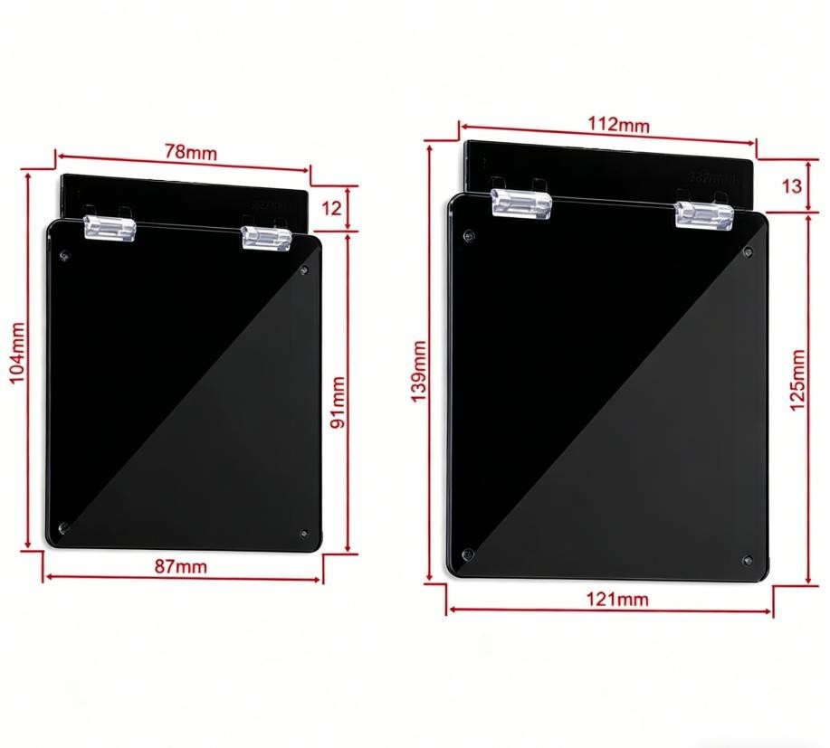 Dust Resistant Thermostat Guard Cover Clear Shield for Heating Cooling Panels