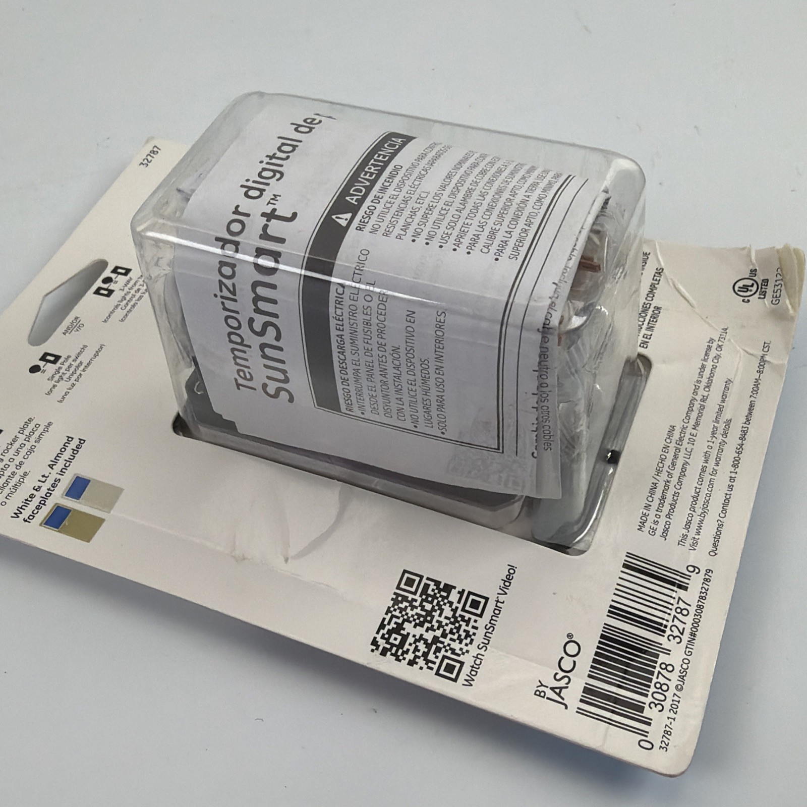 GE SunSmart In-Wall Digital Timer Switch 32787 Programmable Light Timer