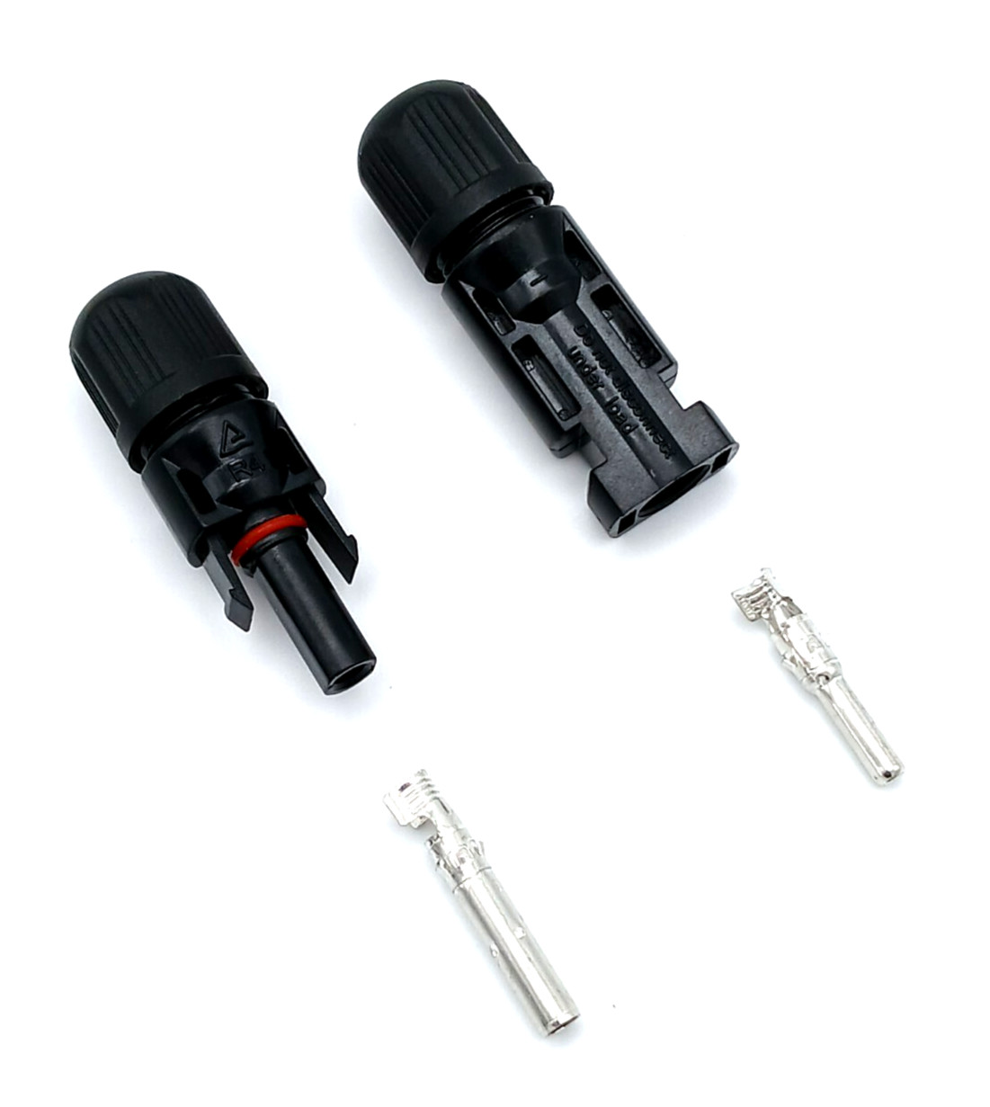 Solar Panel Connectors – 1 Pair – Waterproof Male/Female Set 30Amp – US SELLER !