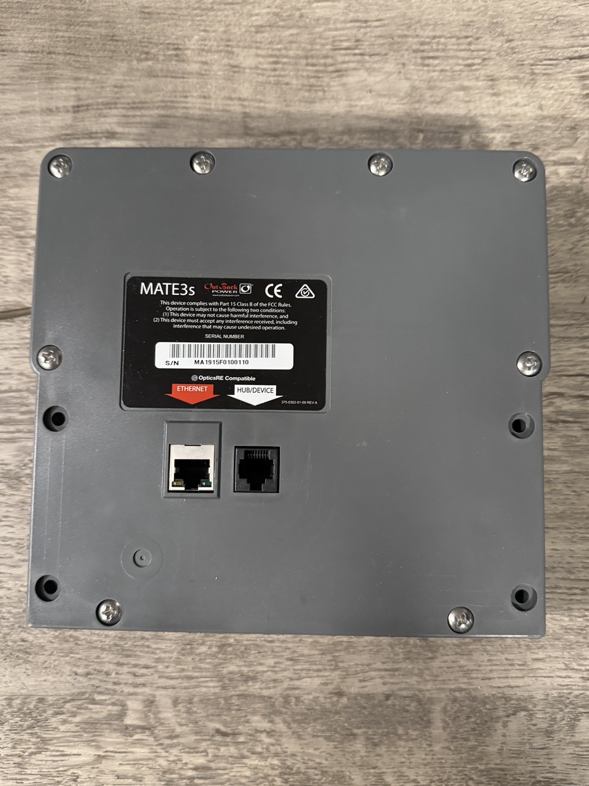 Ship to HAWAII via 2 day air – – – Qty 1 – Outback Power MATE3S