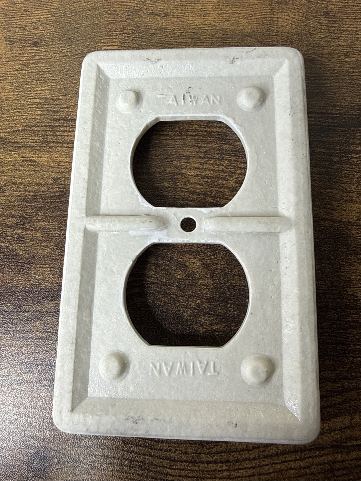 AmerTac Ceramic Single,Double Switch & outlet Cover Plates 1980’s Blue & White