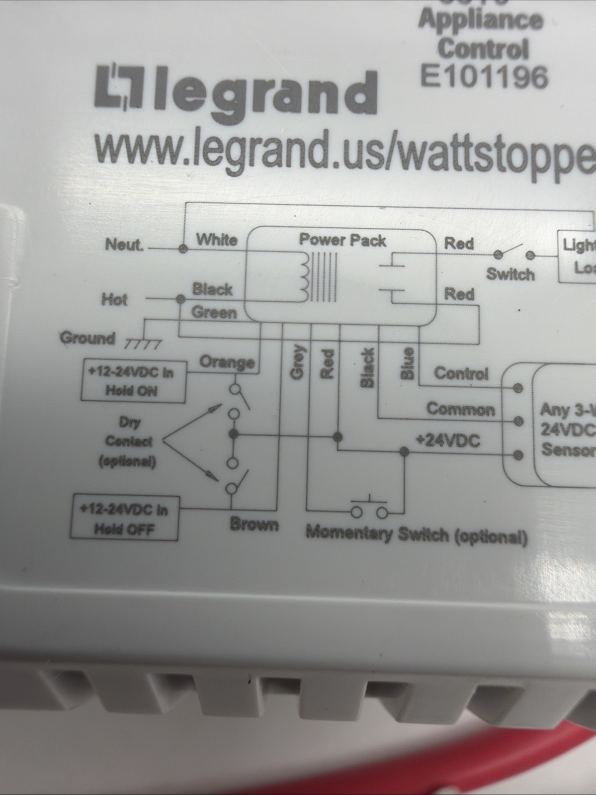 Wattstopper BZ-250 Power Pack 120-277V 24VDC 225mA Auto-On Manual-On Open Box