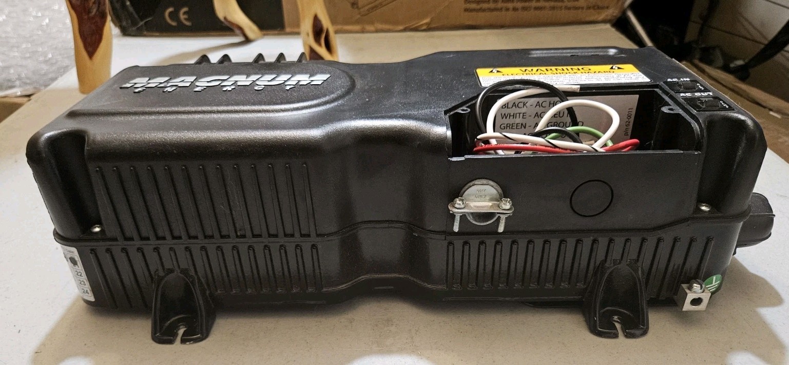 Magnum MM1524AE 1500W 24V Modified Sine Wave Inverter Charger Open Box Demo