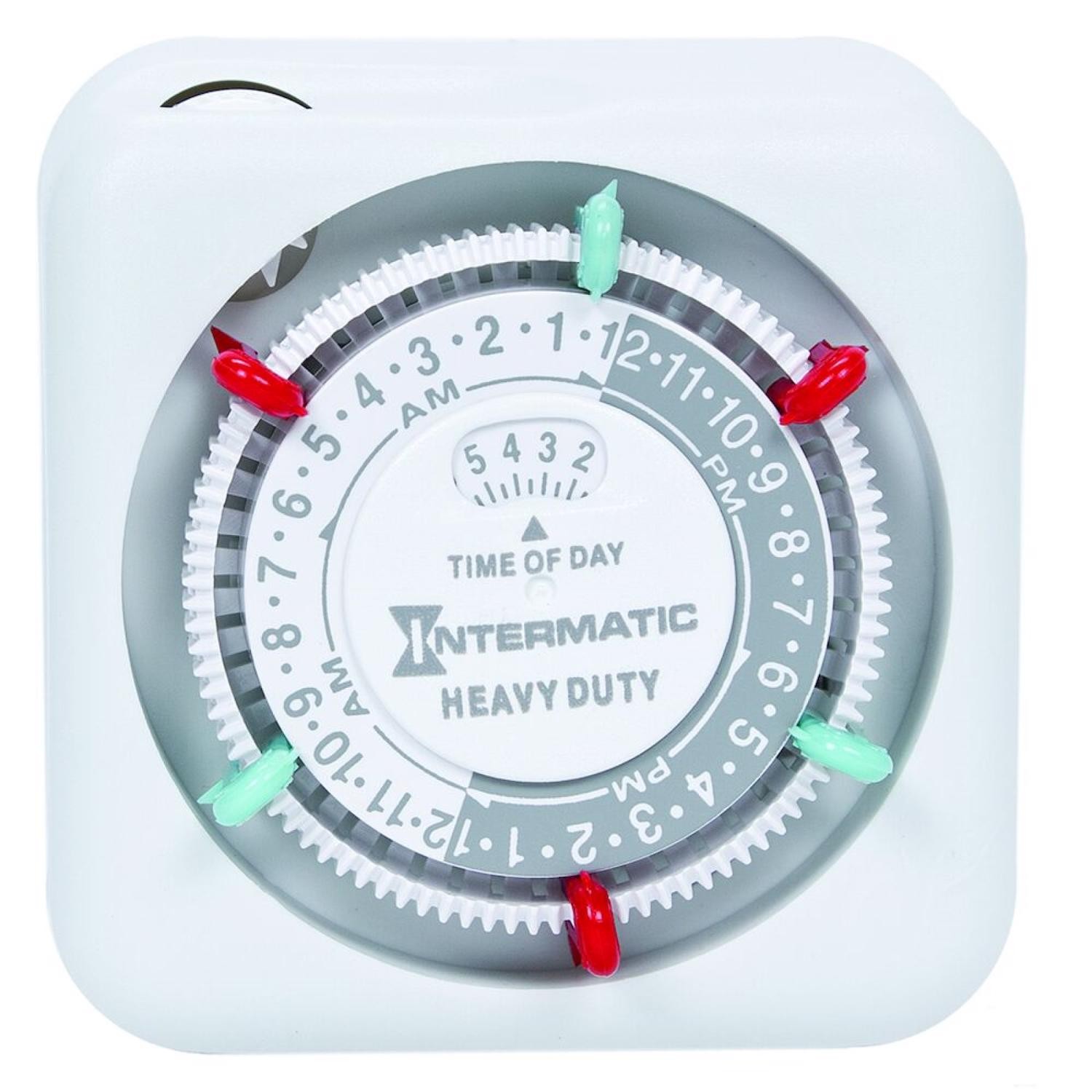 Intermatic TN311K 15A Heavy Duty 24-hour Plug-In Lamp and Appliance Timer