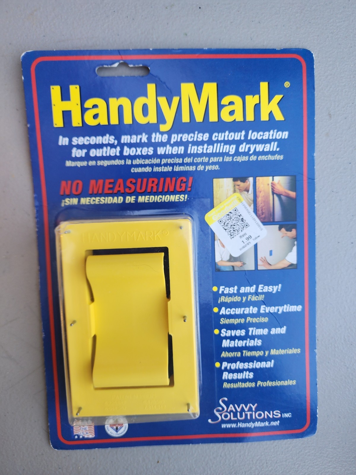 HandyMark Base Component ,ABS Plastic Drywall Marking Tool