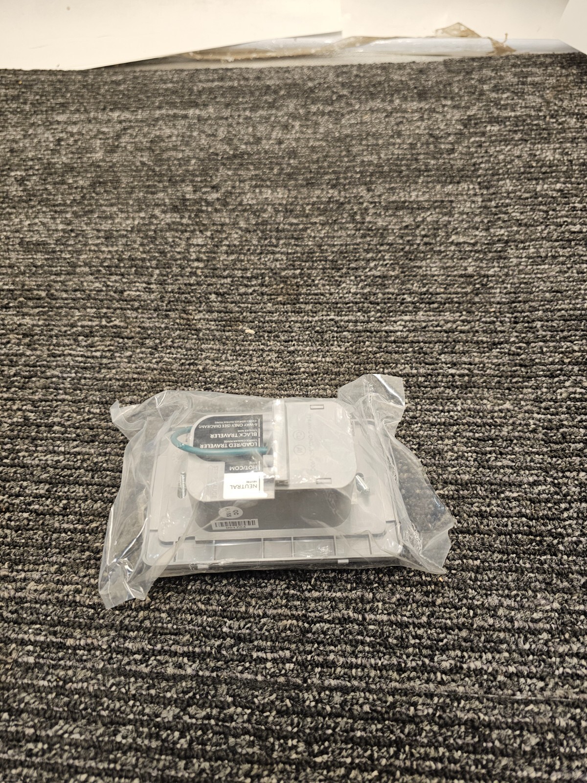 (QTY 5) Deako 1-Gang Backplate Simple Rocker Switch, DS-SS4N-WHNL-UCQ
