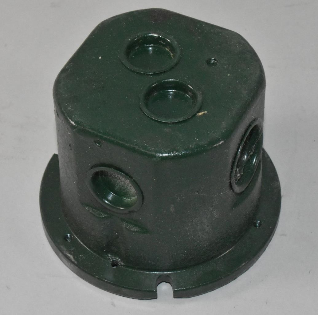 New Old Stock Double Socket Floor Box Lew Electric Co.