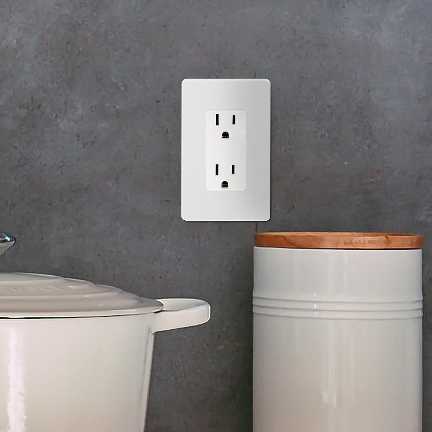 Upgrade Your Space: 10-Pack 15A White Decorator Electrical Outlets – Listed