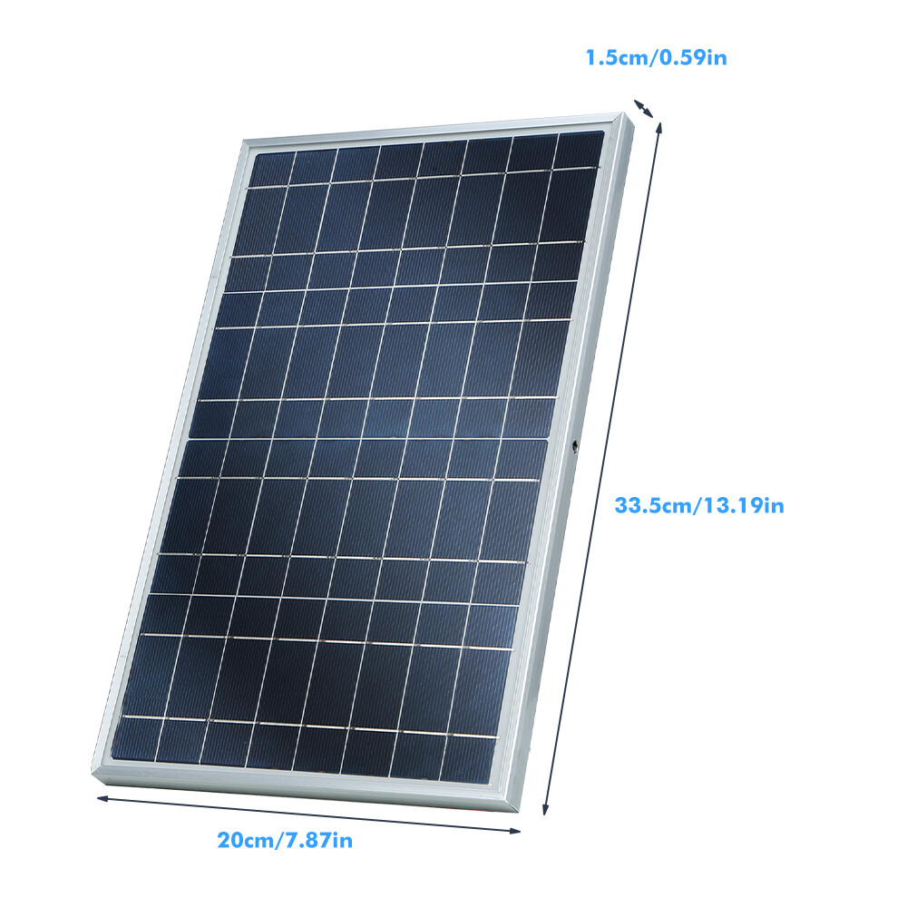 100A Solar Panel Kit 30W 12V Battery Charger Monocrystalline Controller RV Boat