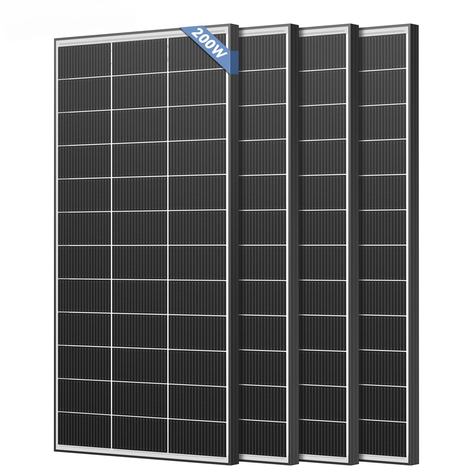 100W 200W 300W 400W Watt 12V Monocrystalline Solar Panel Home RV Charger OffGrid