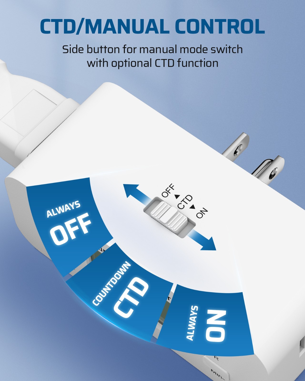 DEWENWILS Electrical Timer, Countdown & Repeat Modes, for Grow Lights & Charger