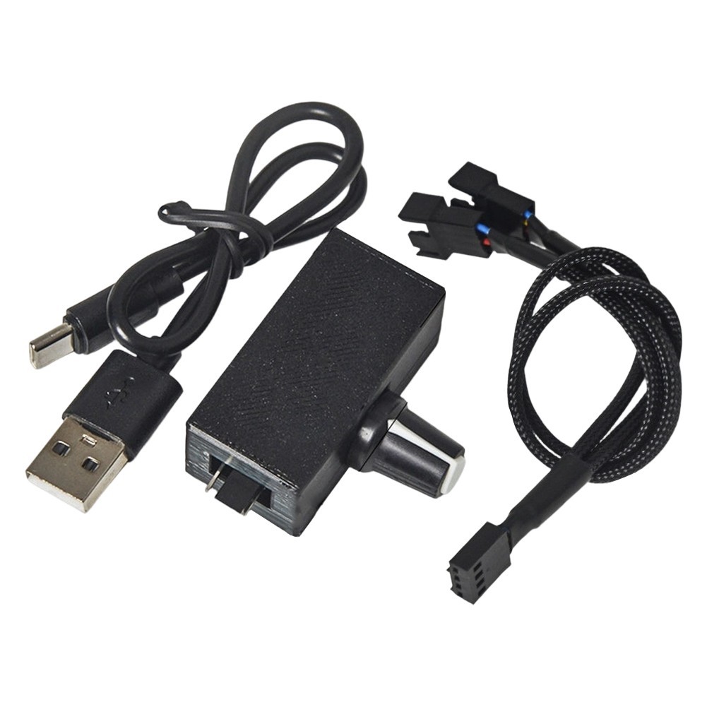 DC-DC Boost For PWM Fan Controller for 12V 4-Wire Fans 5V Input Type C for port