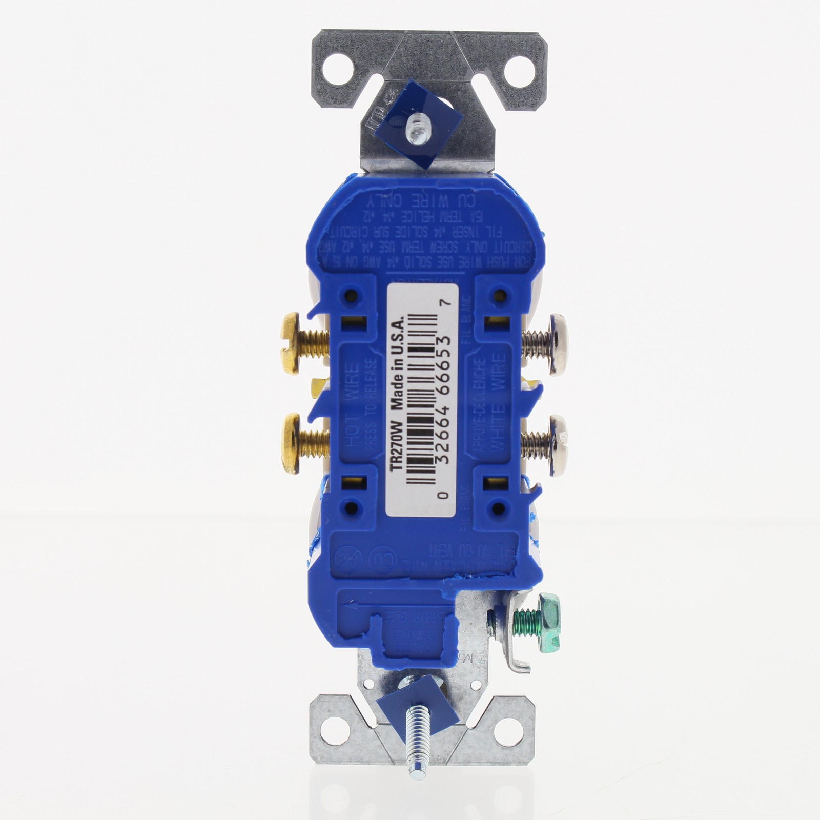 Eaton TR270W White Tamper Resistant 15A Duplex Receptacle Outlets 10-pack