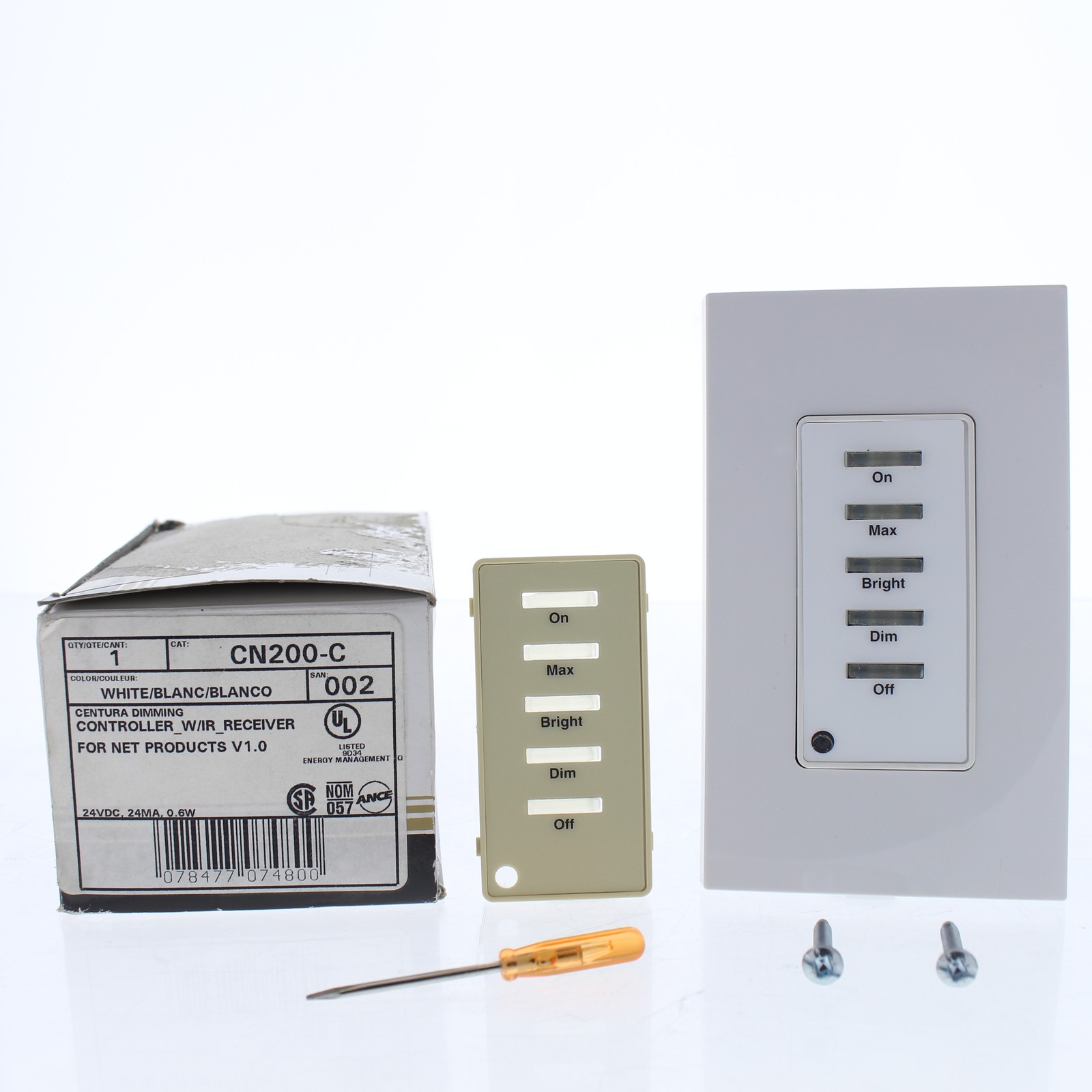 Leviton V1.0 CN200-C Centura Dimming Controller w/ IR Receiver for NET Products