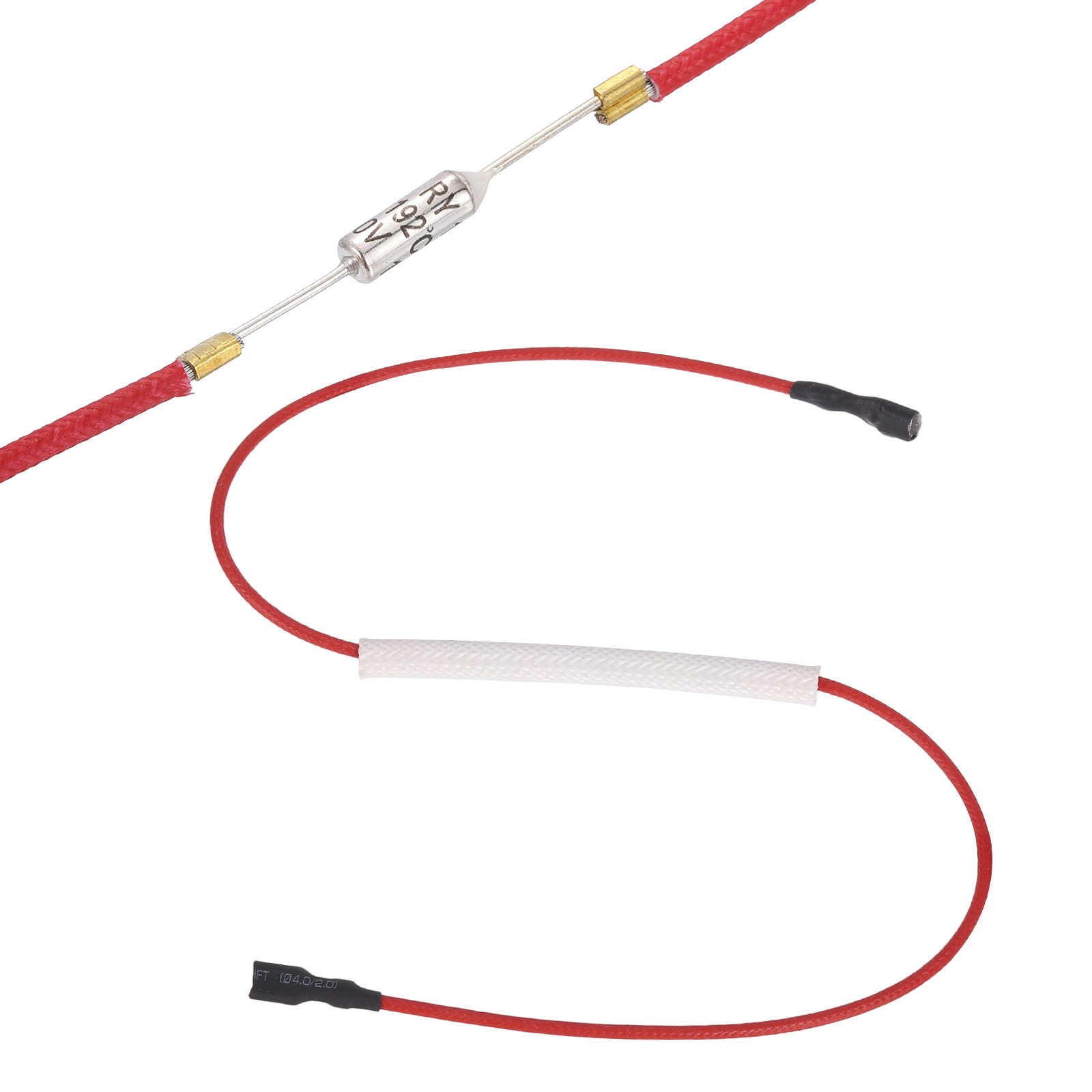 192°C 10A 250V Universal Rice Cooker Thermal Fuse Both End Terminal