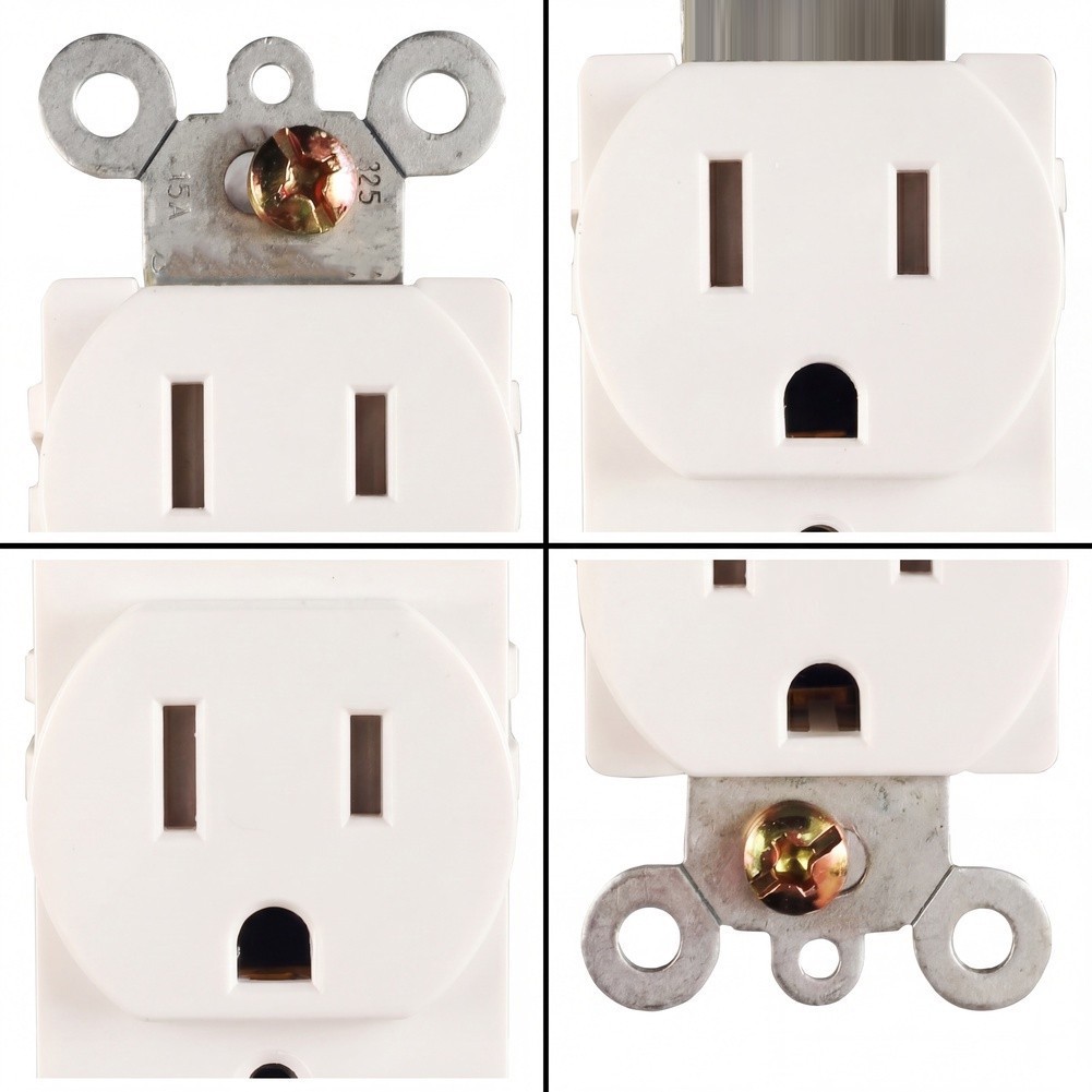 US Standard Wall Socket Easy Installation Design Wear Resistant Material