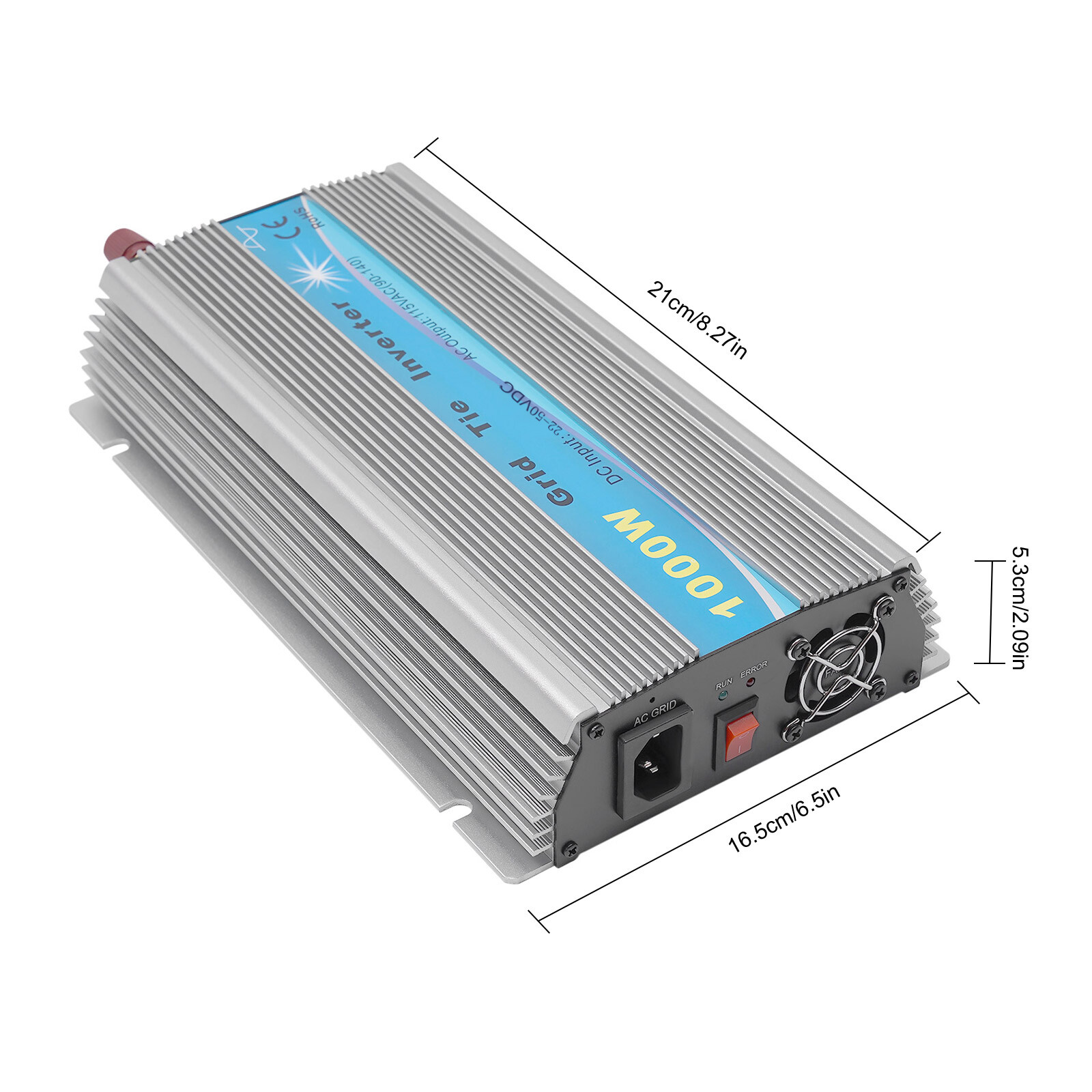Solar Micro Inverter MPPT Grid Tie Inverter Pure Sine Wave|DC22-50V to AC90-140V