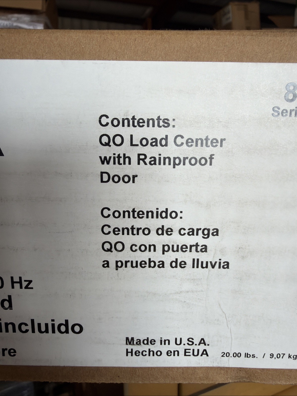 SQUARE D QO116M100RB 100A MCB 240V 1PH 16CKT LOADCENTER OUTDOOR W/COVER