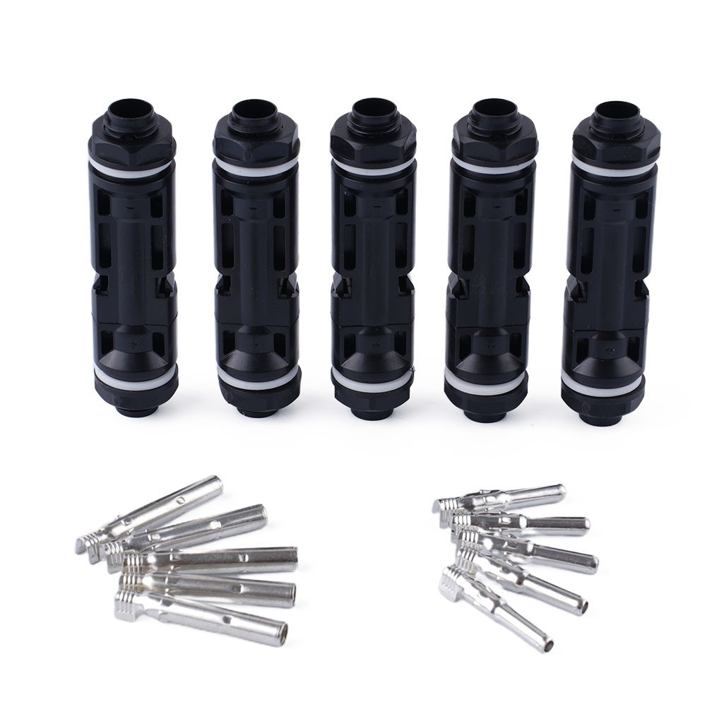 Photovoltaic Connectors 5 Pairs Connector Inside And Outside Metal+plastic