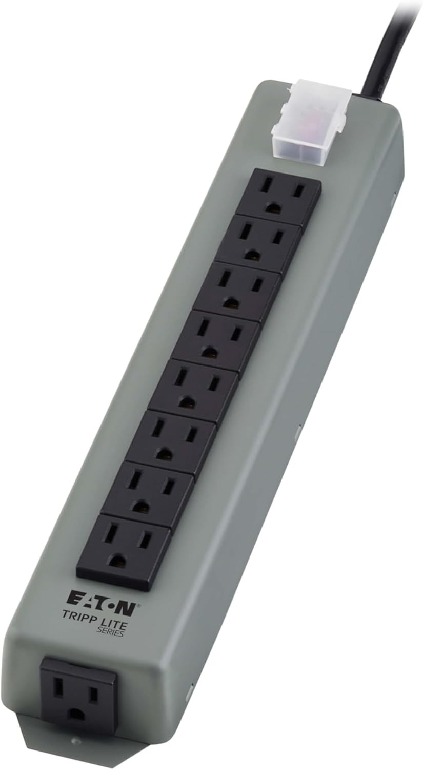 Eaton Series 9-Outlet Heavy Duty Power Strip, Metal, Mountable (Wall Mount & un