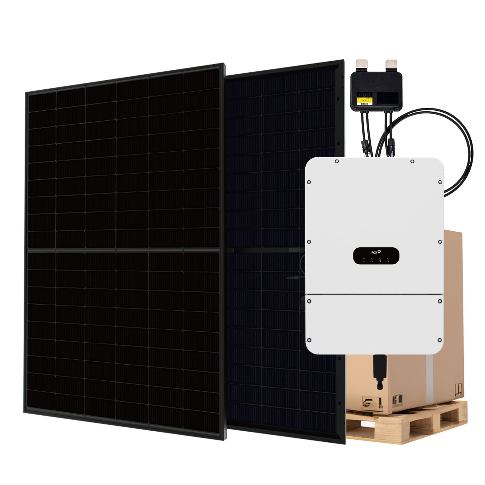 Grid-Tie Solar Kit with Talesun 415W Models, Fox ESS Inverter, Tigo optimizer