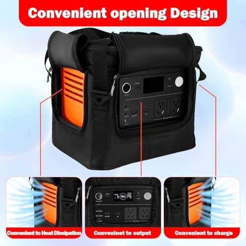 Portable Power Station Carrying Bag for Jackery Explorer 1000 V2 – Waterproof, A