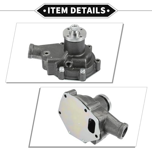 Water Pump Kit Compatible for Mitsubishi 4DR5 4DR-5 Engine, Durable Metal Deep