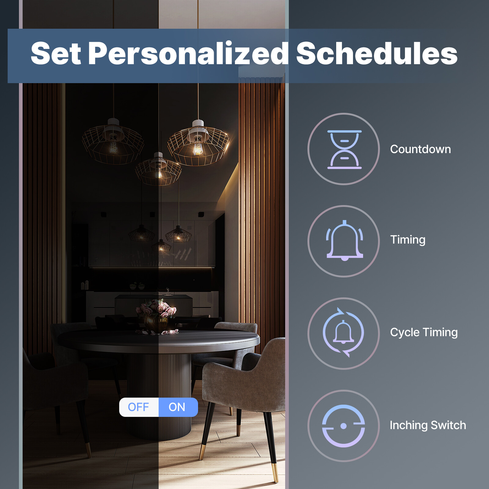 MOES WiFi Smart Light Switch Neutral Optional No Hub Tuya Alexa Google App Timer