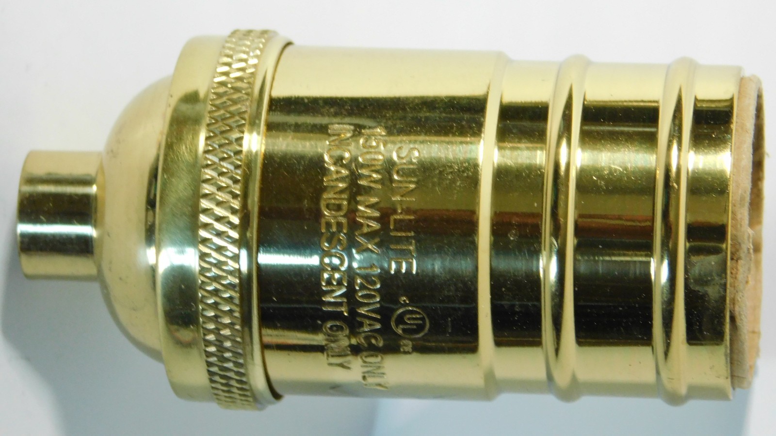 Sun-Lite Brass incandescent dimming socket 150W – 120V