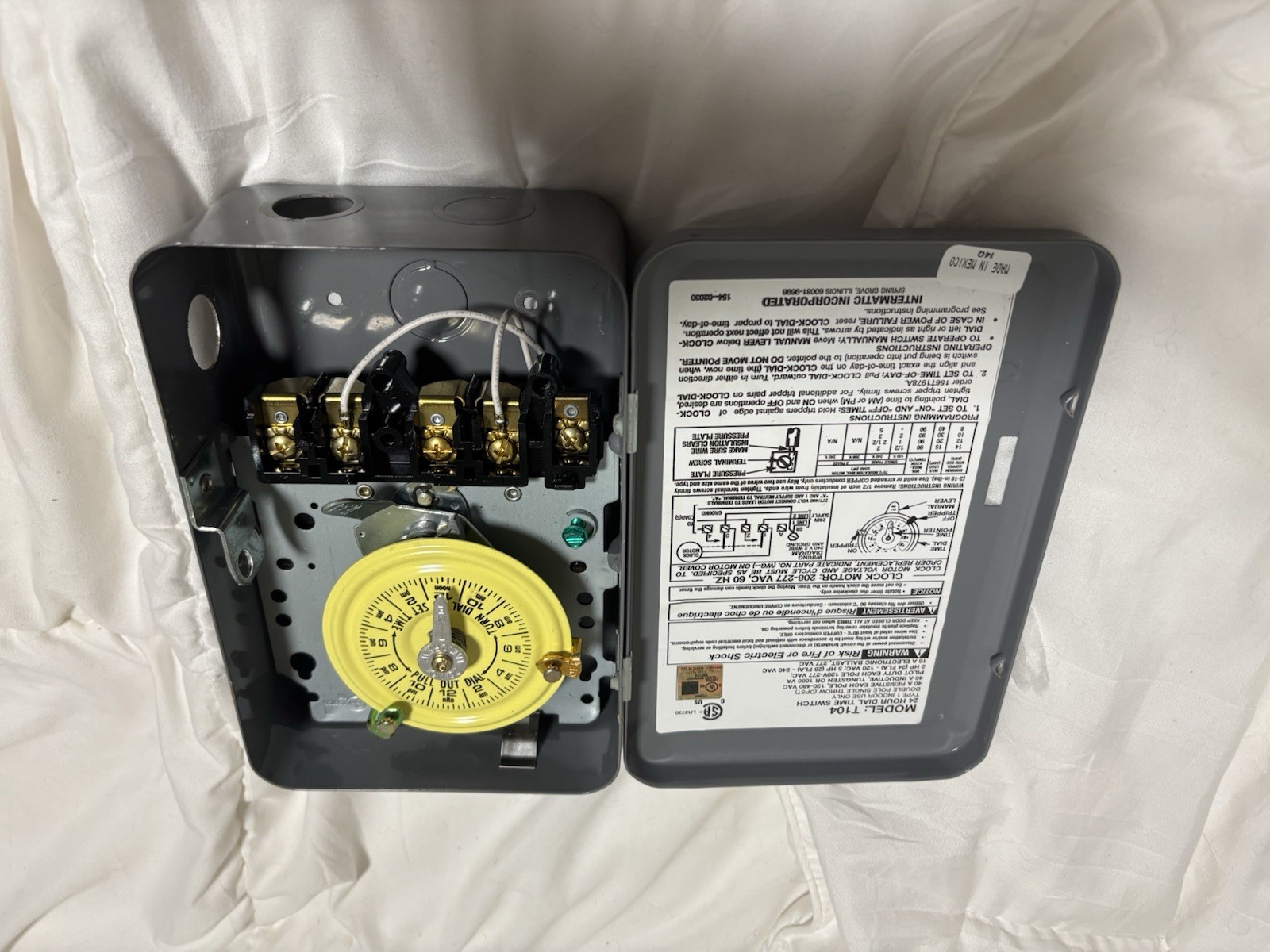 intermatic timer switch t104