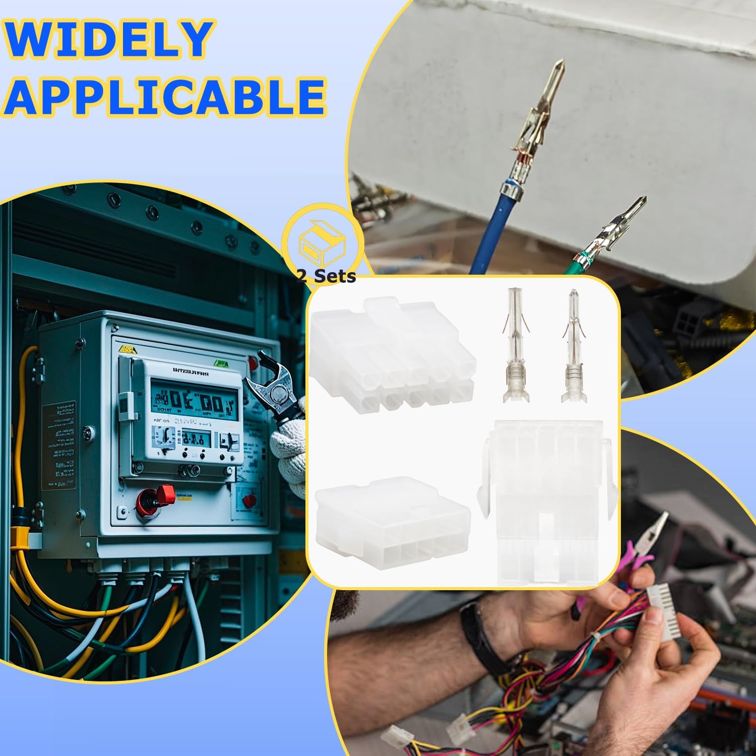 10-Pin Wire Connectors Set – Corrosion-Resistant, Easy Install, Compatible Kits