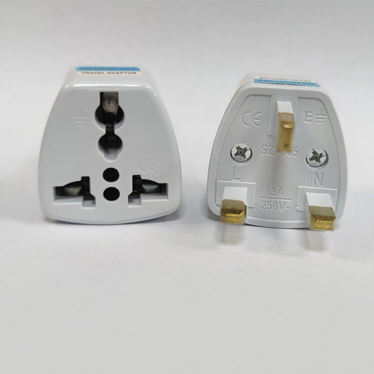 UK Adapter 3 PIN Plug to Universal Outlet Converter Electricity Travel Adapter