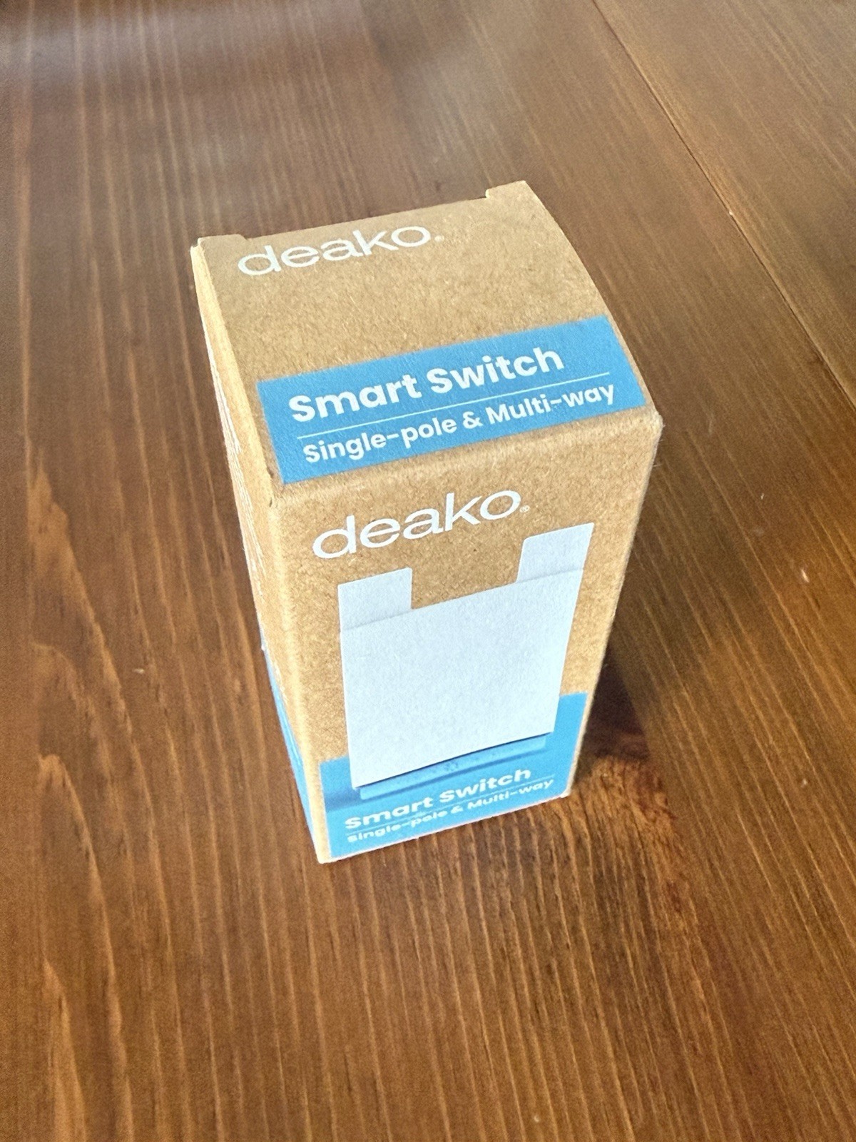 DEAKO Smart Light Wall Switch Gen 2 Single Pole 3-Way 4-Way 2.4 GHz Wi-Fi White
