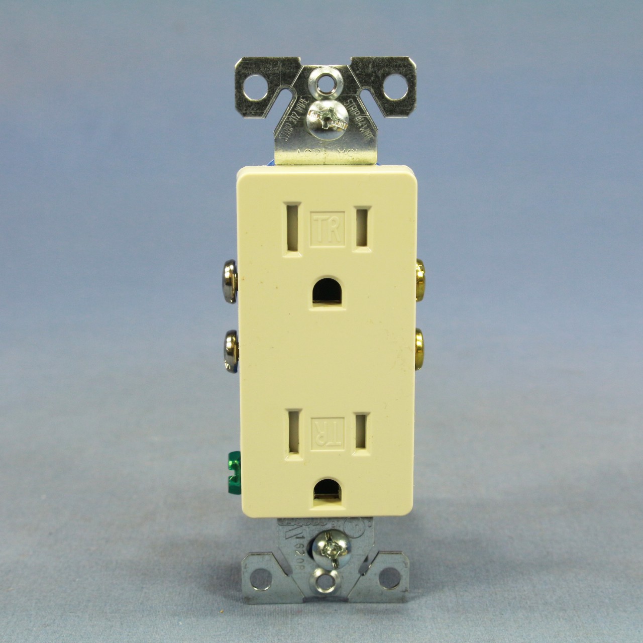 10 Cooper Almond TAMPER RESISTANT Duplex Receptacle Outlets 5-15R 15A TR1107A