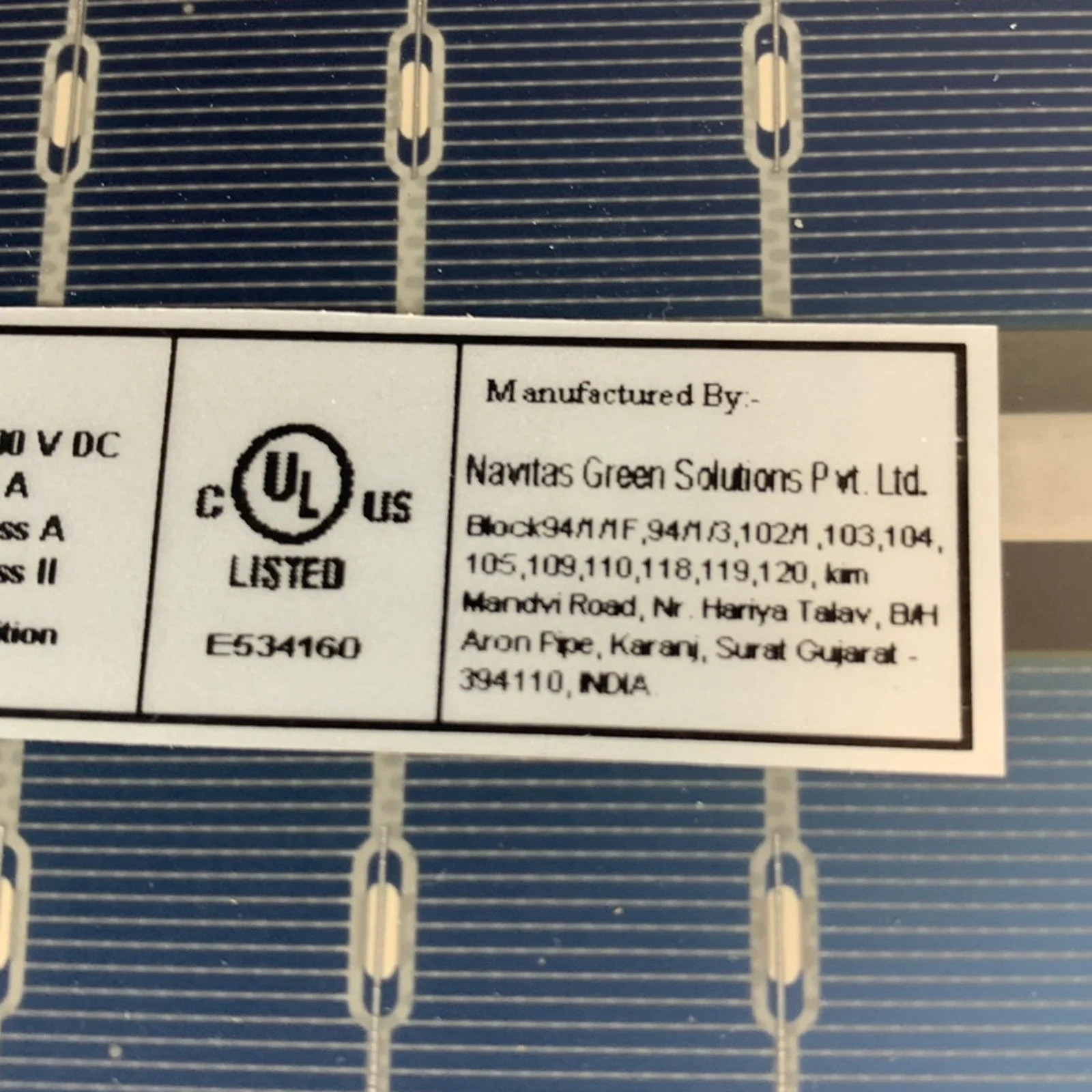 New Navitas 550W Bifacial Mono PERC Half Cut Module 144 Cell Solar Panel