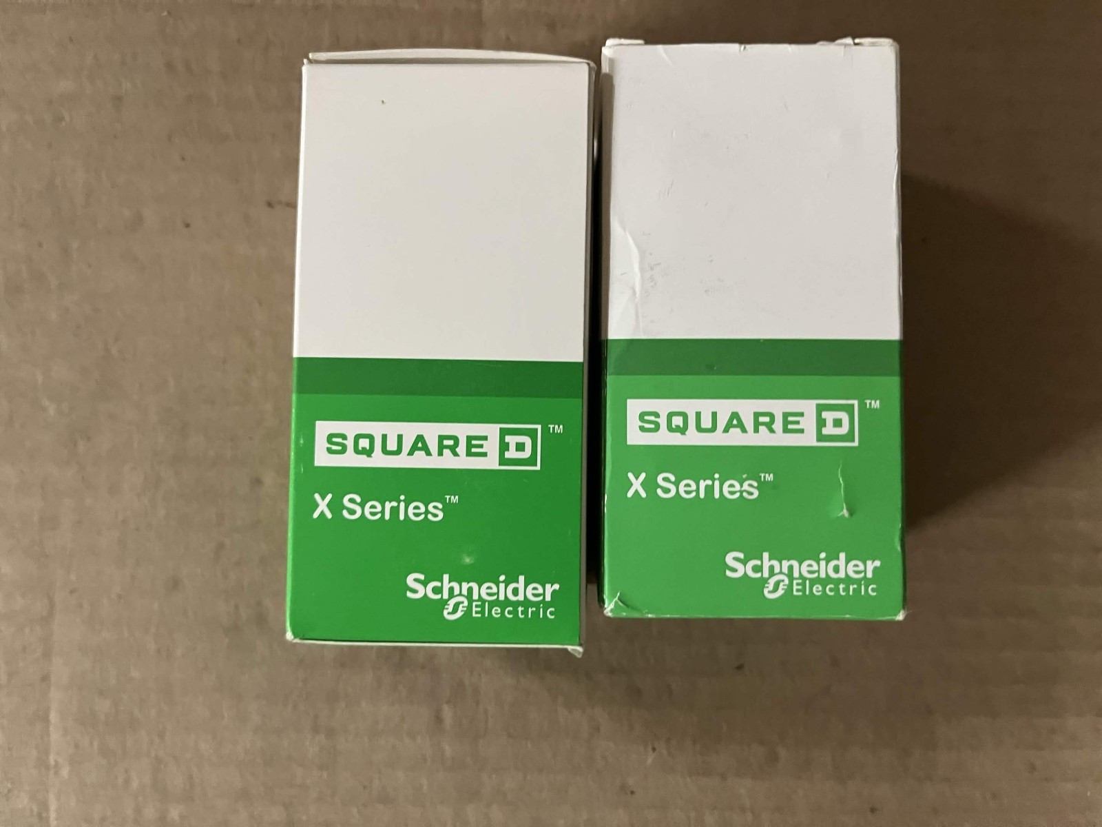 New Square D X Series 15A 600W Rocker Dimmer Switch Matte White SQR22601WH Lot 2
