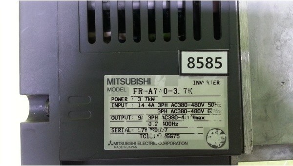 MITSUBISHI FR-A740-3.7K Inverter Tested – Cosmetic Issue, See Photos
