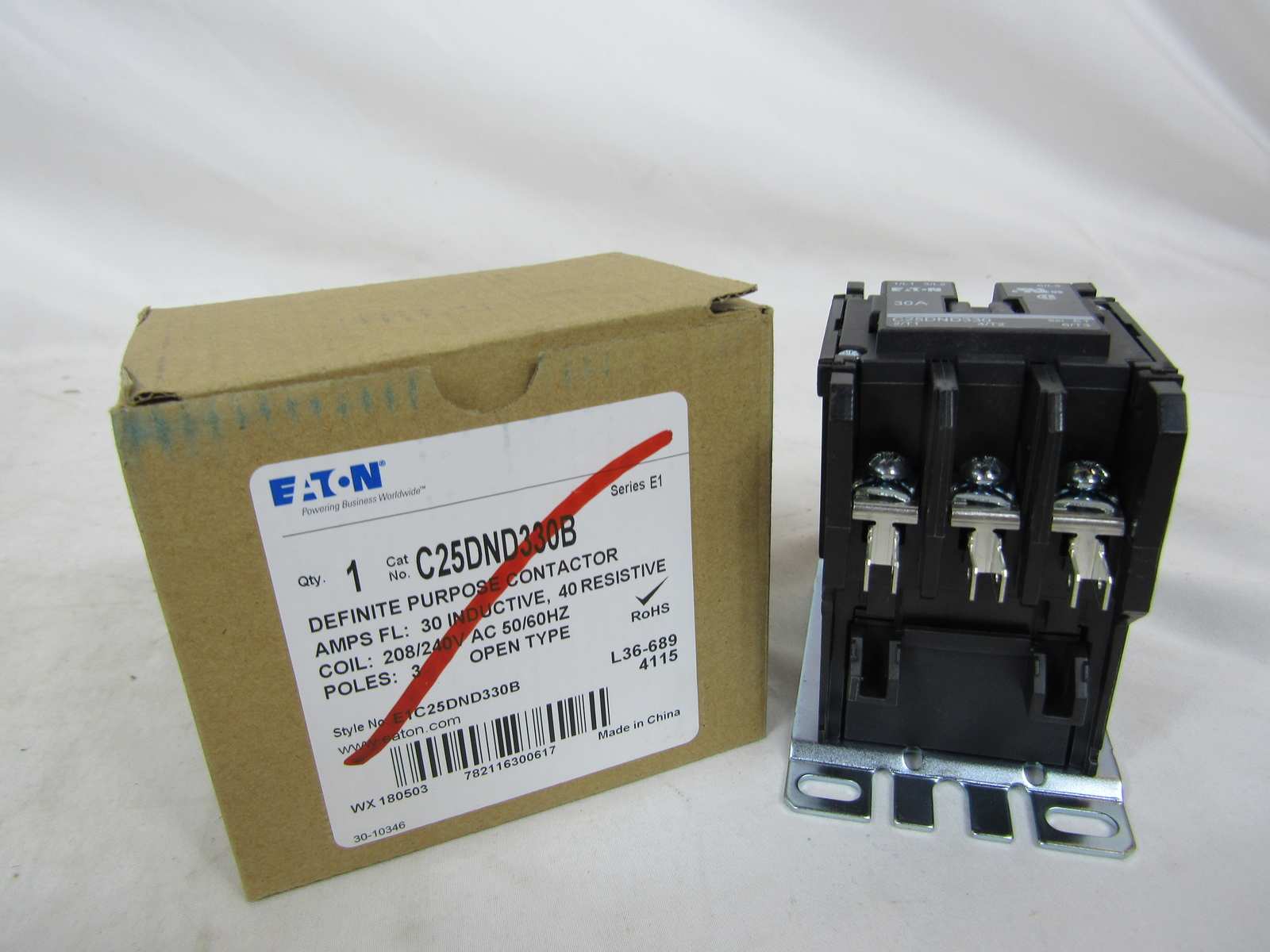 Eaton C25DND330B Definite Purpose Contactors