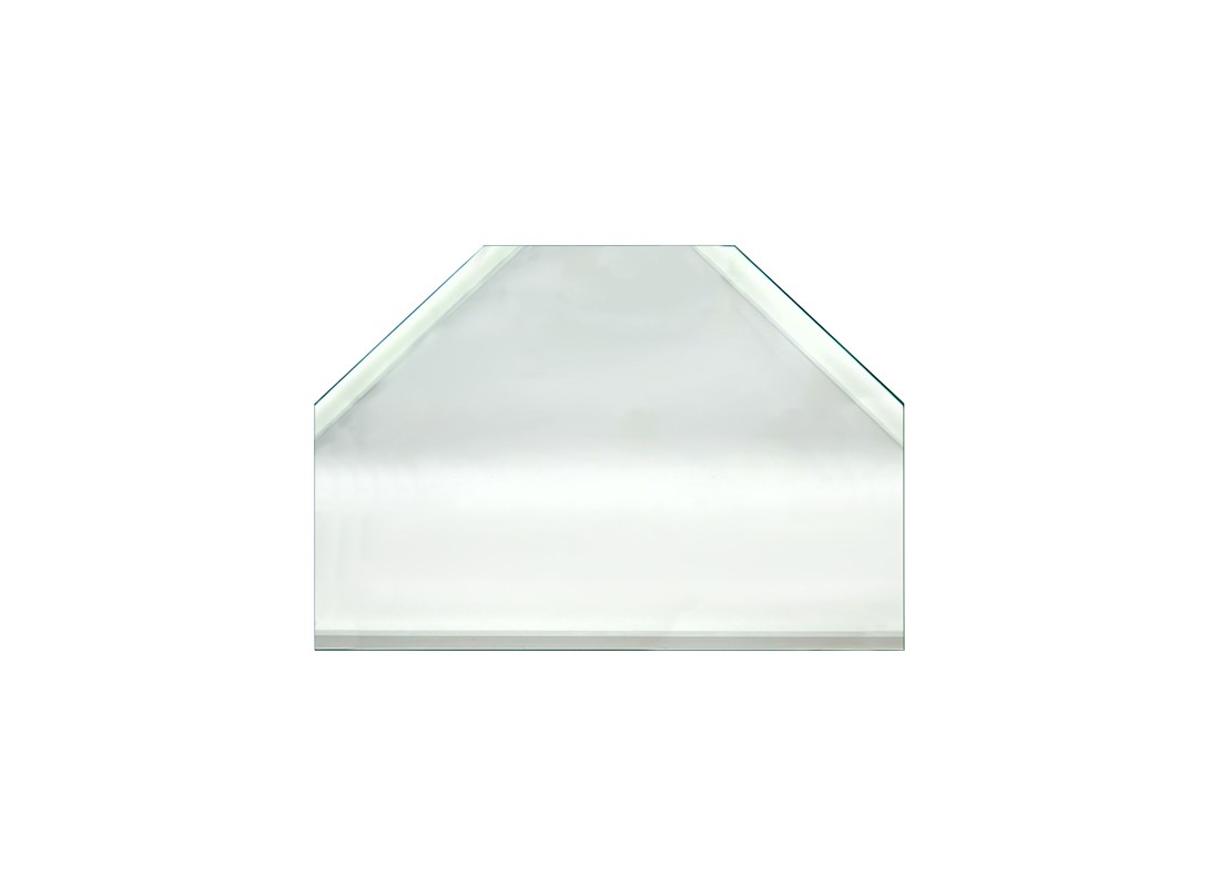 FHC BVM2T4 4″ T-Connect 3 Sides Beveled Clear Glass Mirror
